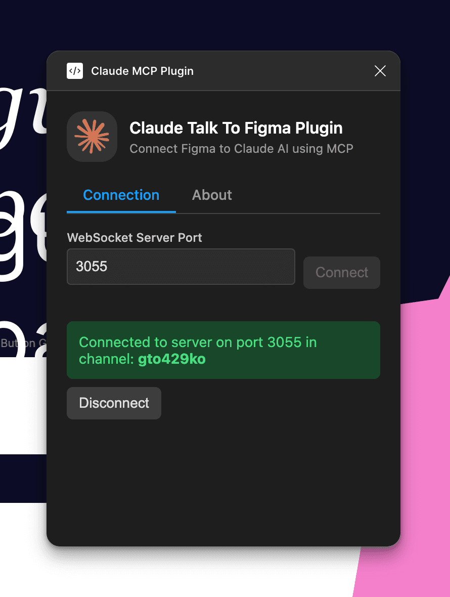Claude Talk to Figma in action